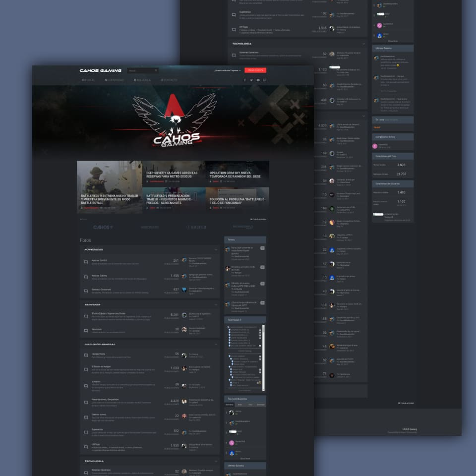 Seamless forum integration with new theme